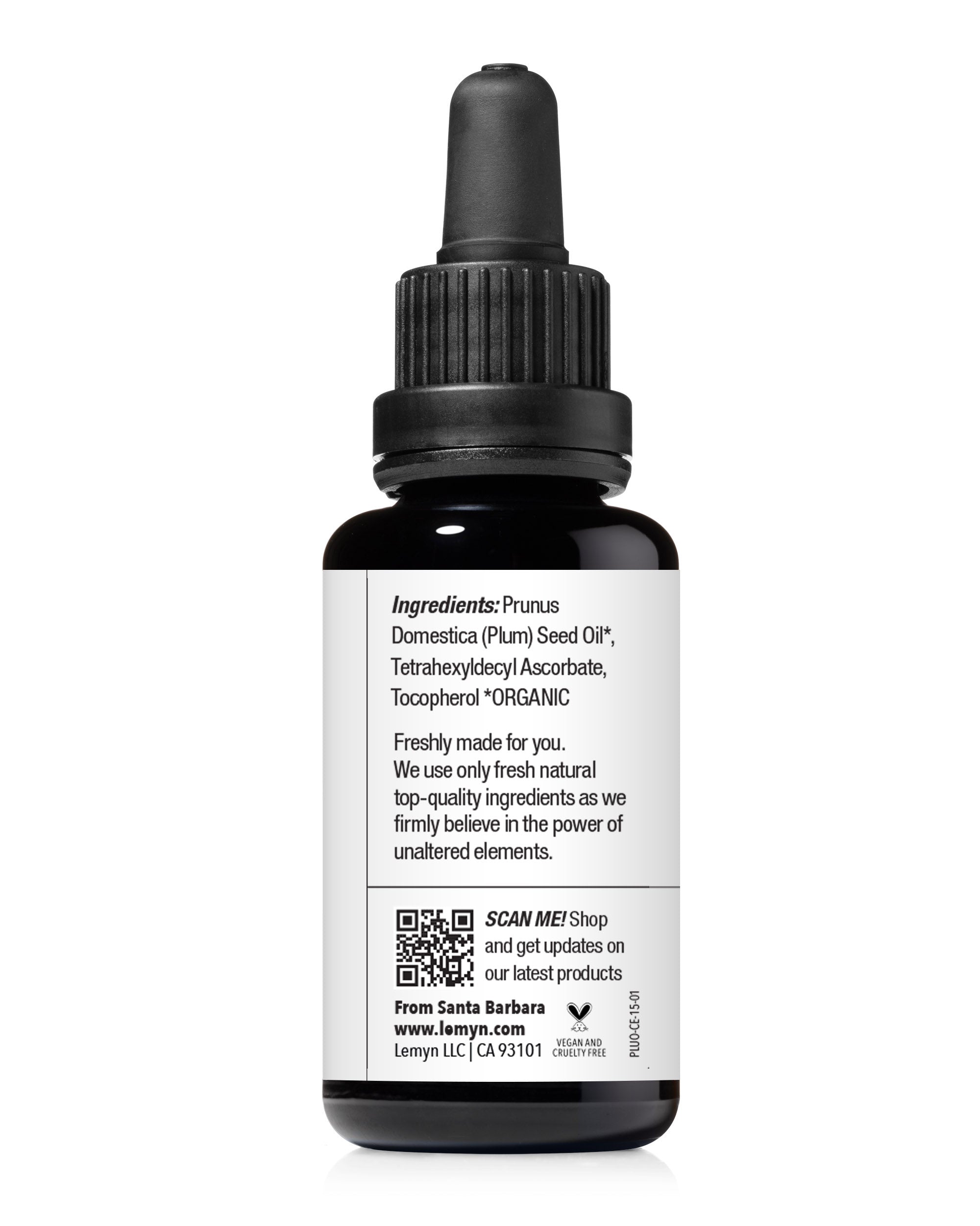 Plum Kernel Vitamin C Face Oil | Freshly Made | Vitamin C THD Supercharged | Organic